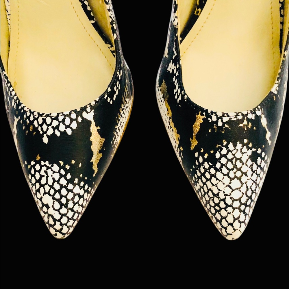 Bcbg Snake Skin Print Heels View 4